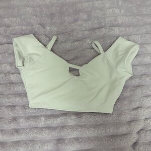 Tiger Friday White Dance Crop Top